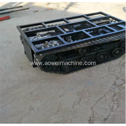 Small steel rubber truck trailer track chassis undercarriage for wed road land excavator Minig Drilling Rigs